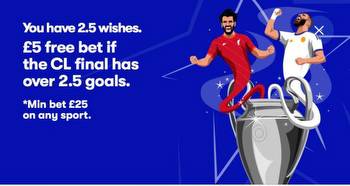10bet Champions League Betting Offer For Existing Customers: £5 Football Free Bet