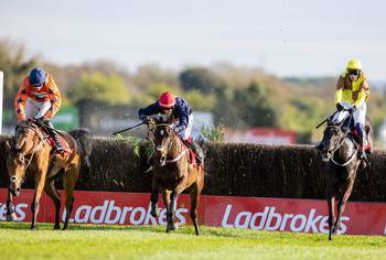 20-1 Fastorslow stuns Galopin Des Champs and Bravemansgame with shock Punchestown Gold Cup win