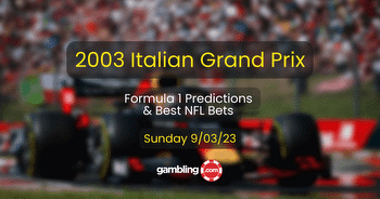 2003 Italian Grand Prix Predictions & Formula 1 Odds, Picks