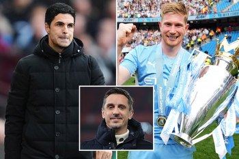 Man Utd icon Gary Neville reveals SEVEN reasons Arsenal will not win Premier League as he backs experienced champs City