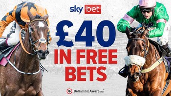 £40 in Sky Bet Racing Free Bets for New Customers in 2024