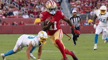 49ers vs. Cowboys props, odds, best bets, AI predictions, SNF picks: Brandon Aiyuk over 56.5 receiving yards