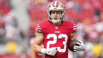 49ers vs. Giants props, odds, best bets, AI predictions, TNF picks: Christian McCaffrey over 78.5 yards