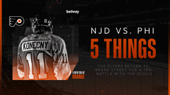 5 Things: Flyers vs. Devils