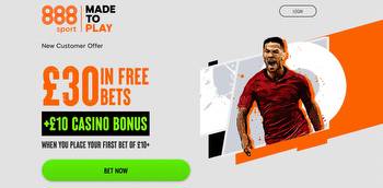 888Sport World Cup Betting Offers: Bet £10 Get £30 In World Cup Free Bets