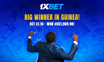 A lucky man from Guinea won over $550,000 on a football bet!
