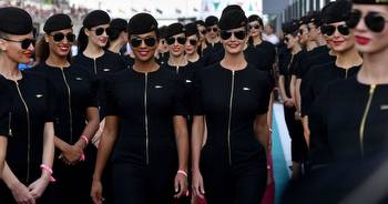Abu Dhabi GP chiefs defied F1's grid girl ban with stewardesses in tight-fitting outfits