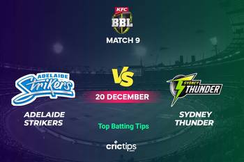 Adelaide Strikers vs Sydney Thunder Betting Tips & Who Will Win