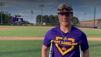 After amputation, ECU baseball player eyes return: ‘I wouldn’t bet against him’