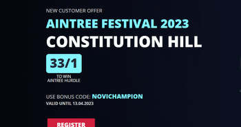 Aintree Betting Offers: Back Constitution Hill to Win at 33/1 Odds with Novibet
