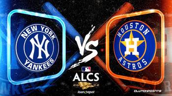 ALCS Odds: Yankees vs Astros Game 1 prediction, odds and pick