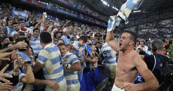Argentina reaches Rugby World Cup semifinals after coming back twice to beat Wales