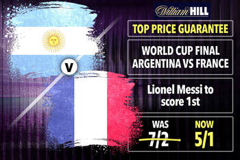 Argentina vs France: Lionel Messi to score 1st NOW 5/1