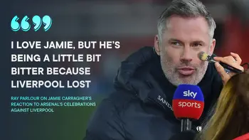 Arsenal legend claims 'gutted' Carragher just 'bitter' with Man City the 'ones to beat', not Liverpool