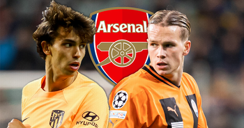 Arsenal tipped to complete seven January transfers including Mykhaylo Mudryk and Joao Felix