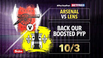 Arsenal vs Lens tips and free bets: Back our 10/3 #PickYourPunt and claim Betfred’s £40 bonus
