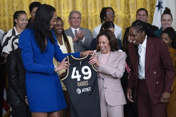At White House celebration, vice president salutes Aces’ grit and determination