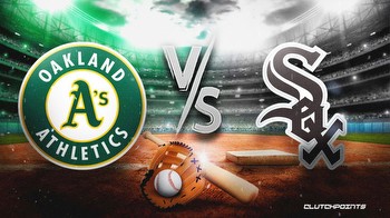 Athletics vs White Sox prediction, odds, pick, how to watch
