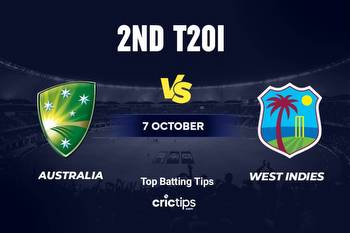 AUS vs WI Betting Tips & Who Will Win The 2nd T20I Of Australia vs West Indies