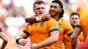 Australia 34-14 Portugal: Wallabies keep slim Rugby World Cup knockout hopes alive with win