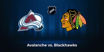 Avalanche vs. Blackhawks: Odds, total, moneyline