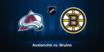 Avalanche vs. Bruins: Odds, total, moneyline