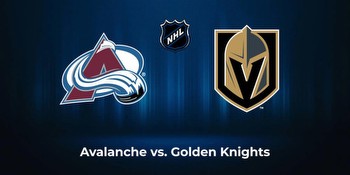 Avalanche vs. Golden Knights: Odds, total, moneyline