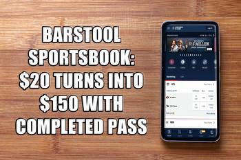 Barstool Sportsbook: $20 turns into $150 if Mahomes or Herbert complete pass