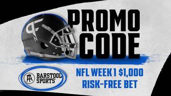 Barstool Sportsbook promo code for NFL Week 1 delivers $1,000 risk-free bet