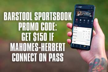 Barstool Sportsbook Promo Code Scores $150 if Chargers-Chiefs Complete 1+ Pass