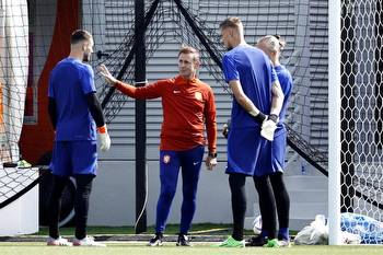 Battle to be Netherlands No 1: A penalty-saving camp and a combined eight caps