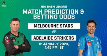 BBL 2022/23: Melbourne Stars vs Adelaide Strikers Betting Odds, Prediction, Win Possibility and More