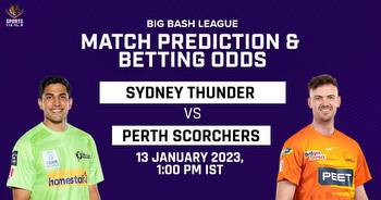 BBL 2022/23: THU vs SCO Match Prediction, Betting Odds, Win Possibility, Toss Prediction, and More