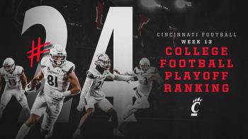 Bearcats Move Up to No. 24 in CFP, Ready to Host No. 19 Tulane