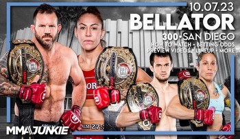 Bellator 300: How to watch 4 title bouts, lineup, odds, streaming info