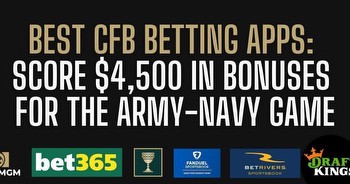 Best college football betting apps for the Army-Navy Game