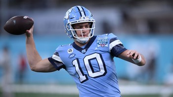 Best College Football Prop Bets for North Carolina vs. South Carolina in Week 1