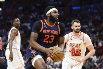Best NBA prop bets today for Knicks vs. Heat Game 1 (Mitchell Robinson dominates down low)