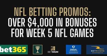 Best NFL betting promos: $3,500+ in NFL Sportsbook bonuses