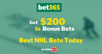 Best NHL Bets Today & $200 Bonus With bet365 for NHL Playoffs