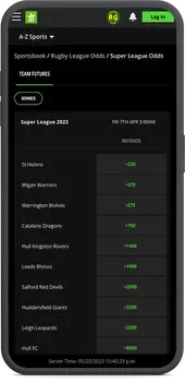Best Rugby Betting Sites & Apps