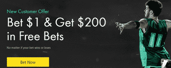 Bet $1 Get $200 Bonus & Welcome Offer