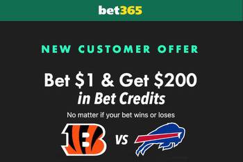 Bet $1, Get $200 for Bengals v Bills with Bet365 Ohio Promo Code