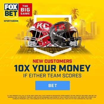 Bet $10, Win $100 if either the Chiefs or Buccaneers Score at FOX Bet