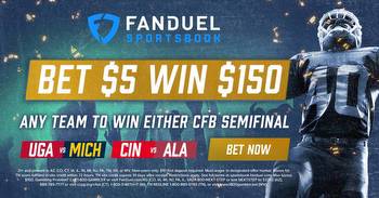 Bet $5 Win $150 On The College Football Playoffs