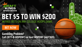 Bet $5 Win $200 Draftkings Promo Code & Bonus For College Basketball