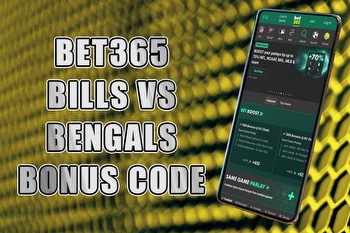 Bet365 bonus code CLEXLM: 2 offers for Bills-Bengals SNF