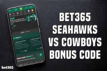 Bet365 bonus code CLEXLM: 3 outstanding offers for Seahawks-Cowboys TNF