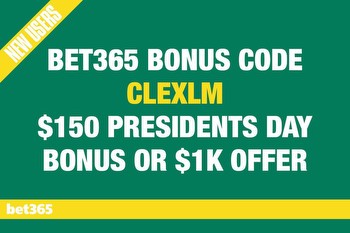 Bet365 bonus code CLEXLM: Claim a $150 Presidents Day bonus or $1K offer for Daytona 500, NHL, college basketball