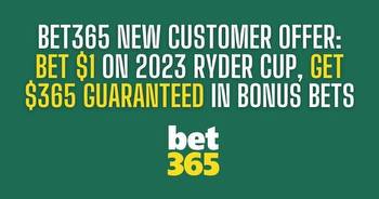 Bet365 bonus code FPBETS offers $365 in Ryder Cup bonuses